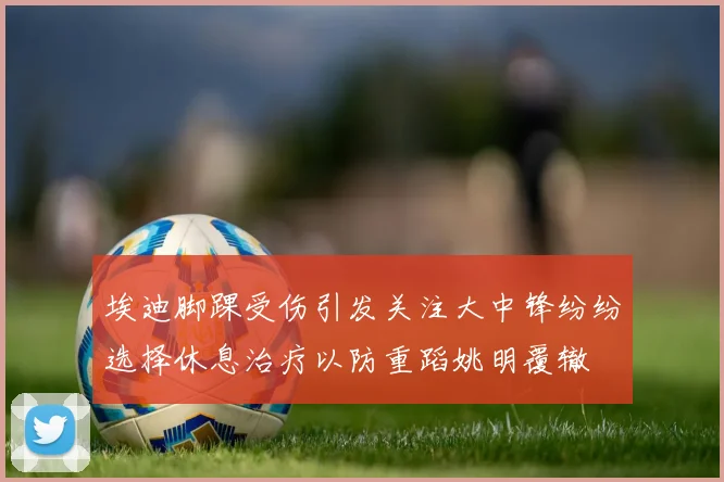 埃迪脚踝受伤引发关注大中锋纷纷选择休息治疗以防重蹈姚明覆辙
